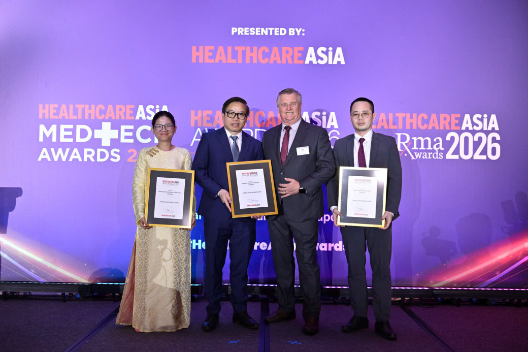 Vinmec thang lon tai Healthcare Asia Awards 2026 hinh anh