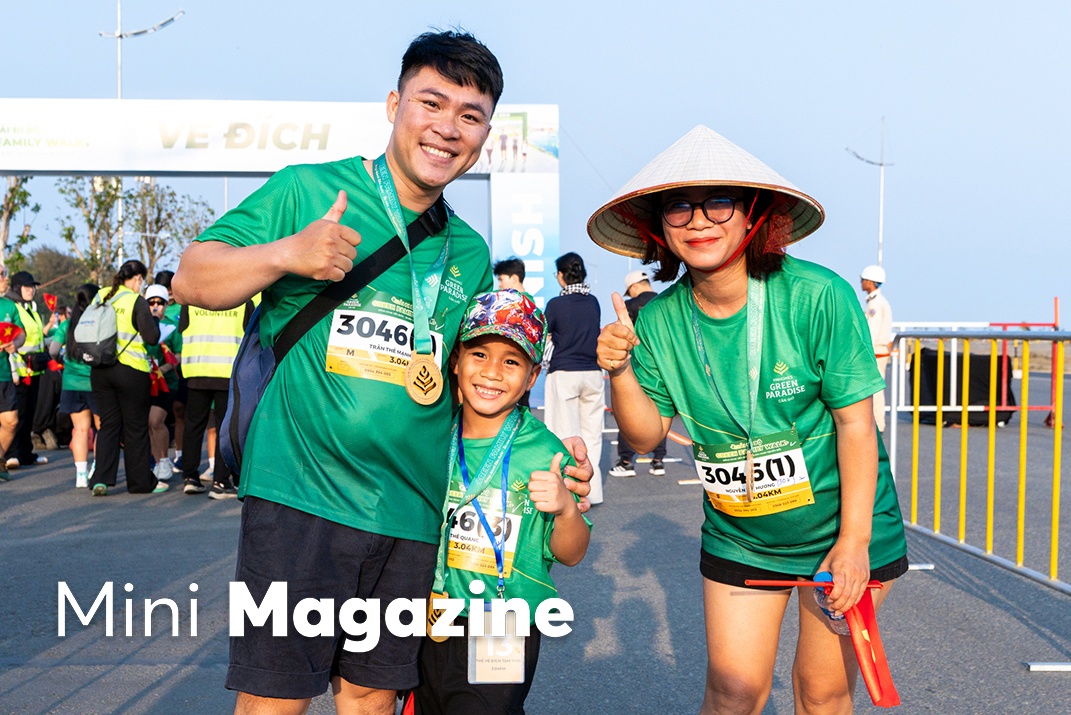 Ba the he chung buoc, don nhip song xanh tai Vinhomes Green Paradise hinh anh