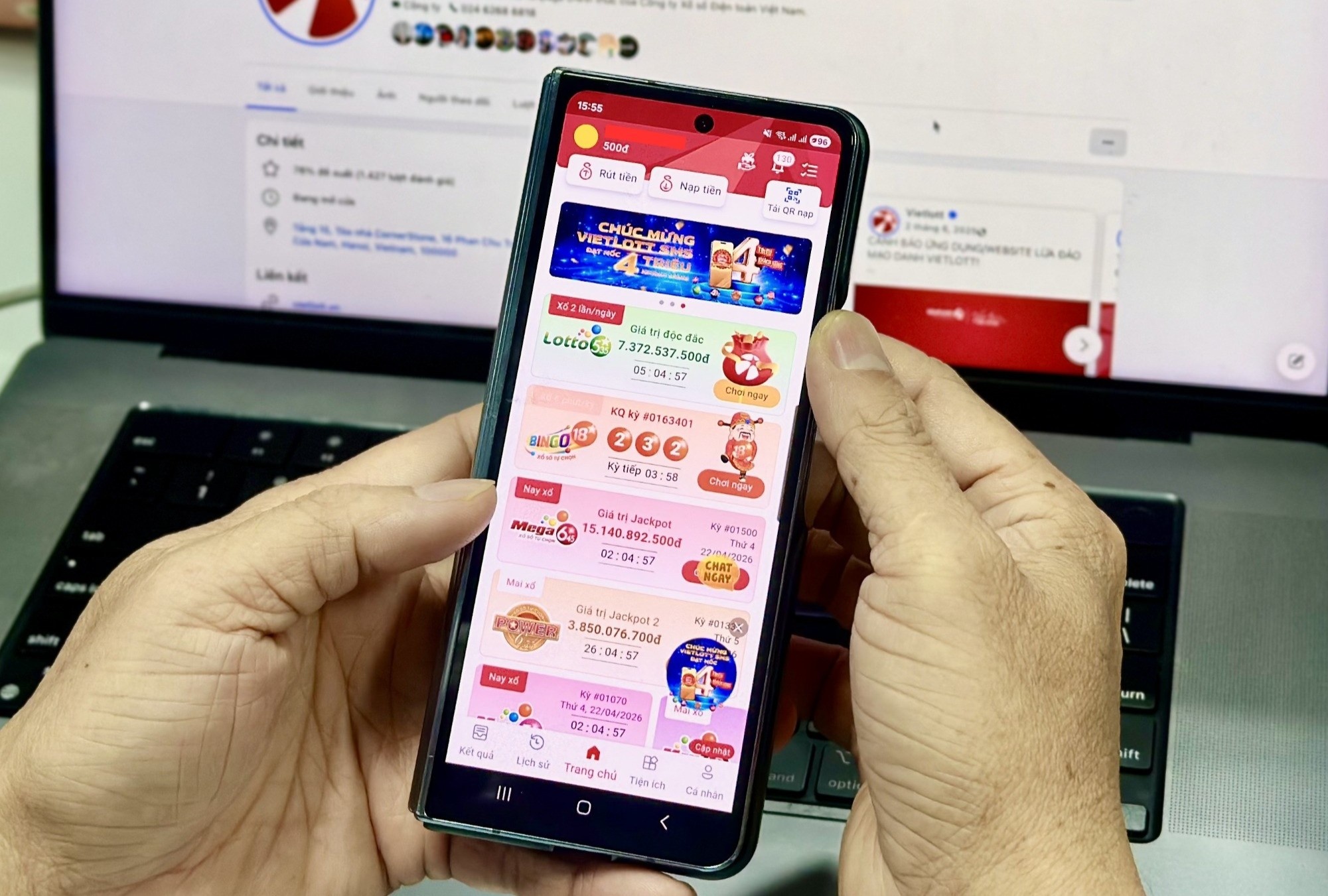 Vietlott SMS chinh thuc dat moc 4 trieu nguoi dung hinh anh