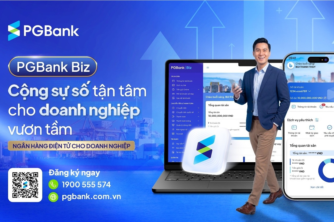 PGBank ra mat nen tang ngan hang so hop kenh cho doanh nghiep hinh anh