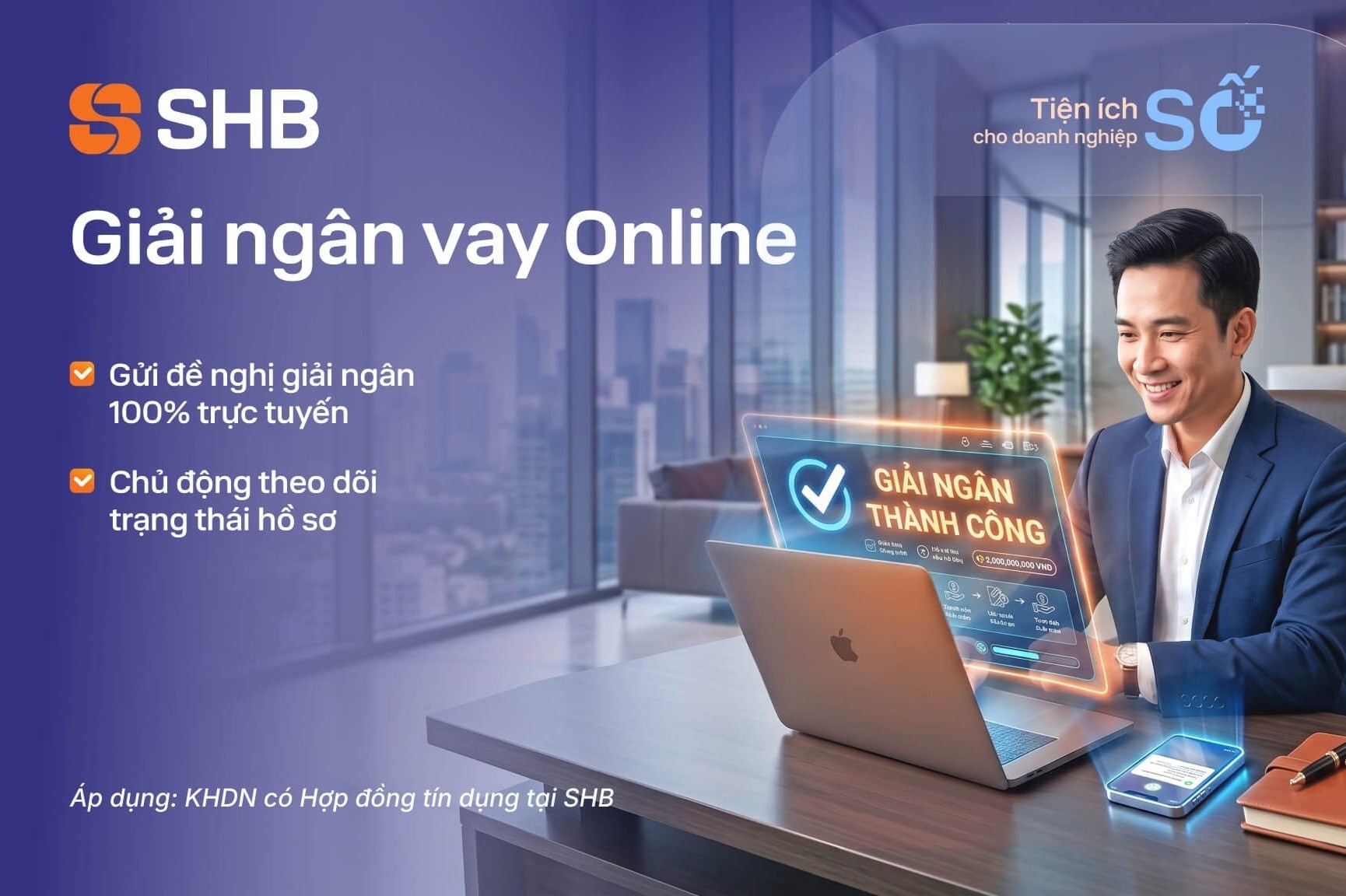 SHB gia tang tien ich so danh cho khach hang doanh nghiep hinh anh