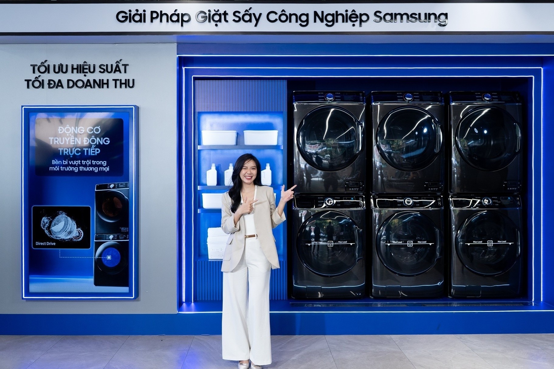 Samsung mang giải pháp giặt sấy công nghiệp thế hệ mới đến Việt Nam