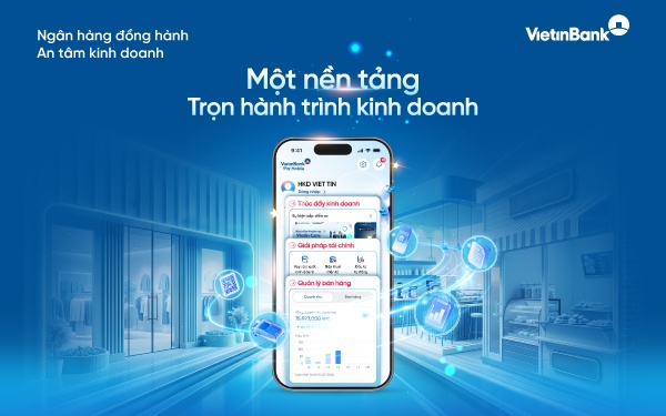 Ra mắt không gian số cho hộ kinh doanh trên VietinBank iPay Mobile