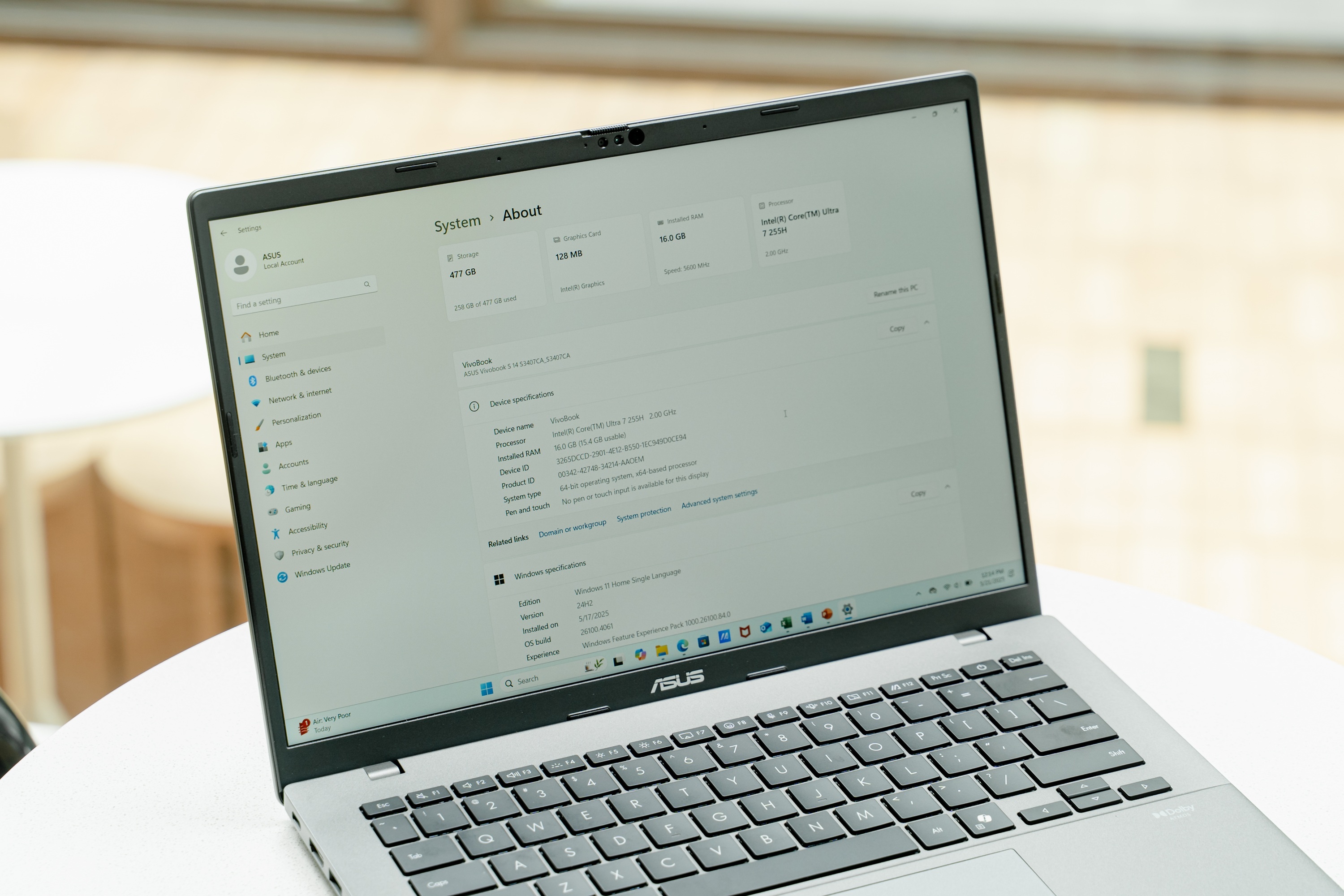  Asus Vivobook S14 S3407A ảnh 9