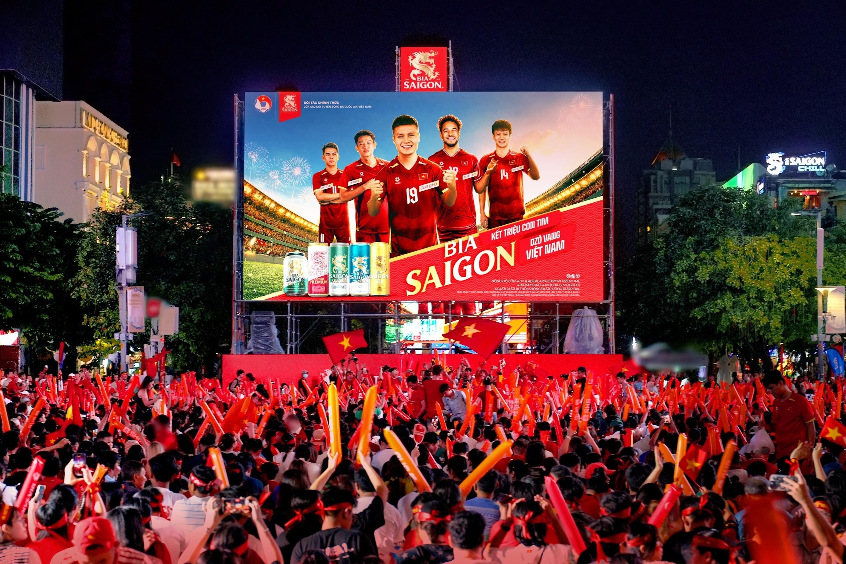 Bia Saigon và hành trình 'Kết triệu con tim' đầy tự hào