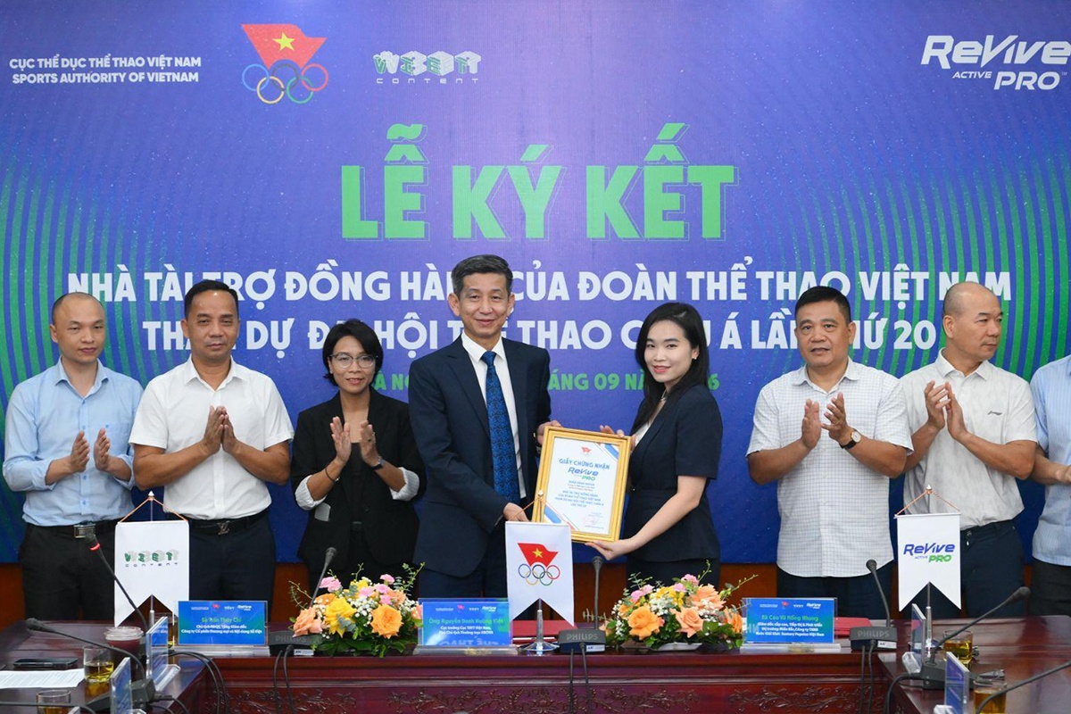 Revive Thể Thao tiếp sức tuyển thủ Việt Nam tại ASIAD 20