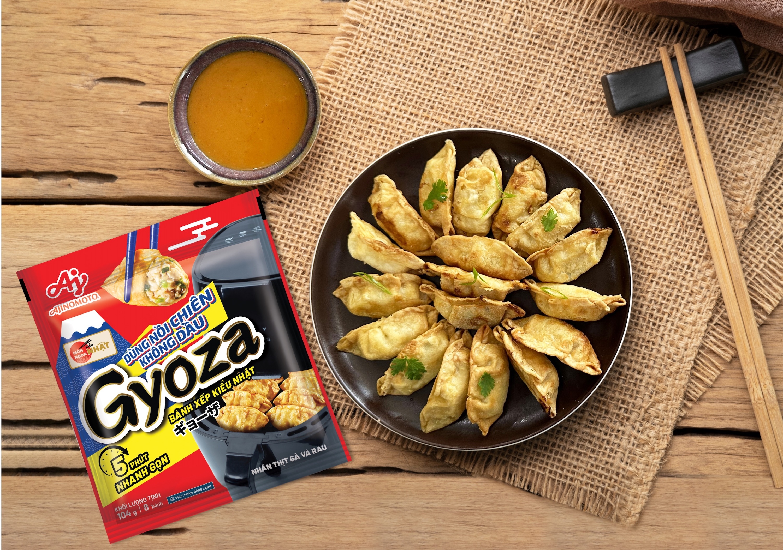 B&aacute;nh xếp Gyoza  ảnh 5