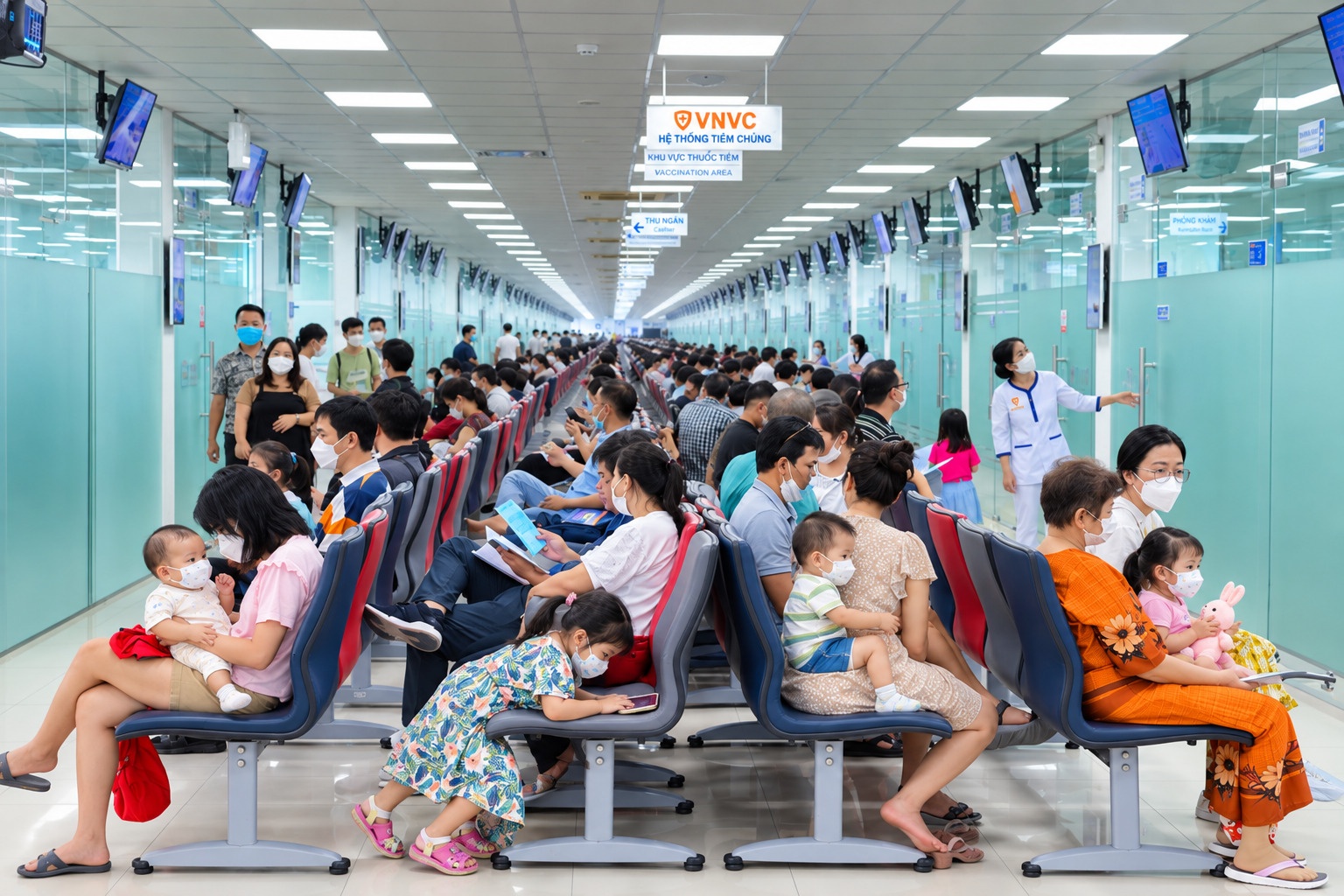 Vaccine tay chân miệng ‘nóng’, gần 25.000 mũi tiêm sau 5 ngày tại VNVC