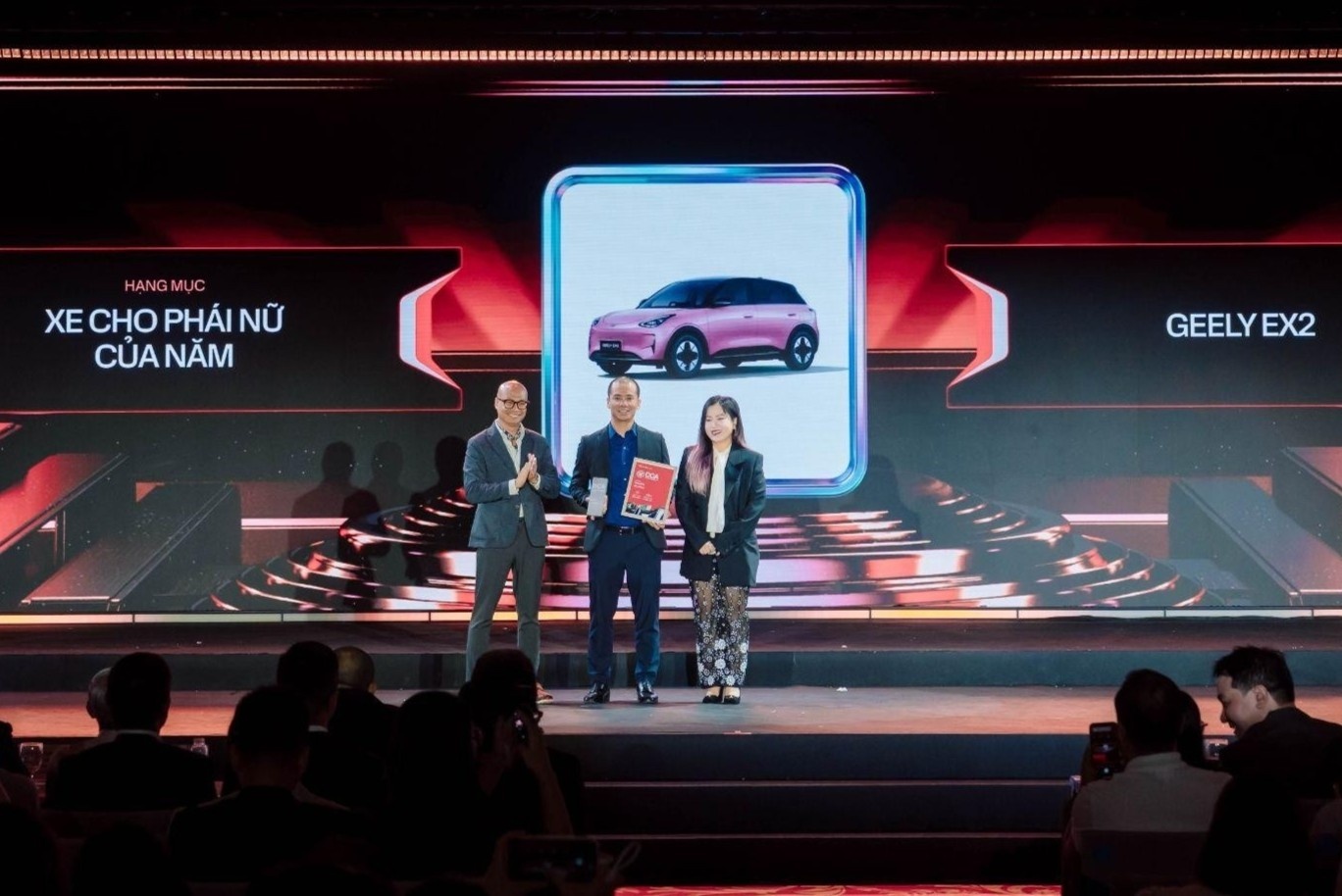 Geely EX2 đạt giải 'Xe cho phái nữ của năm' tại Car Choice Awards 2026