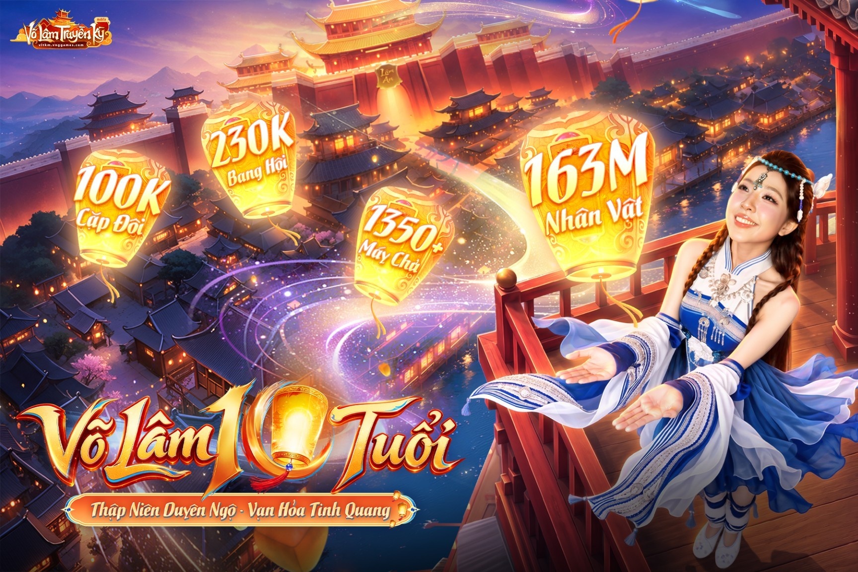 Võ Lâm Truyền Kỳ Mobile - một thập kỷ thắp nên vạn tinh quang rực rỡ