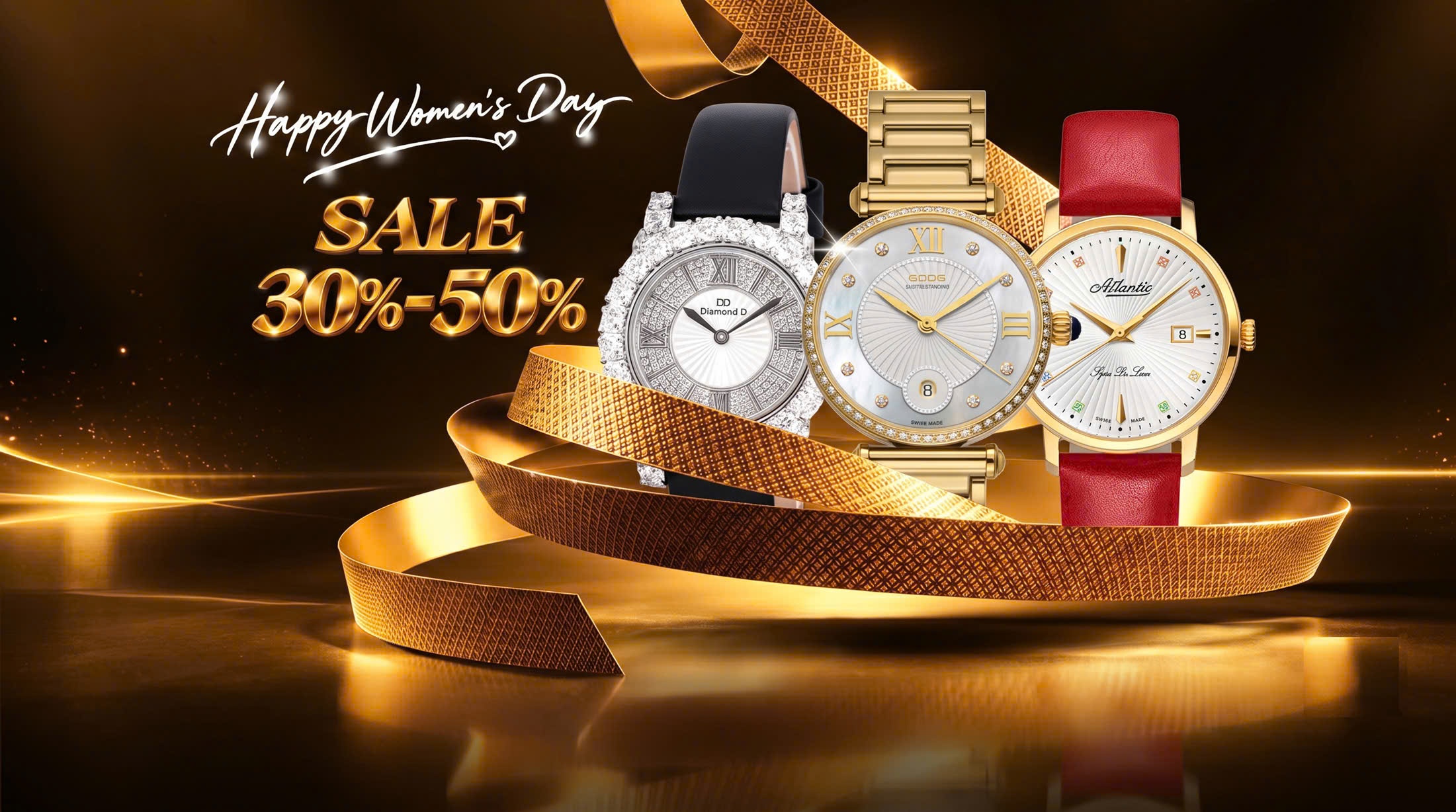 Chọn quà 20/10, săn ưu đãi đến 50% tại Đăng Quang Watch