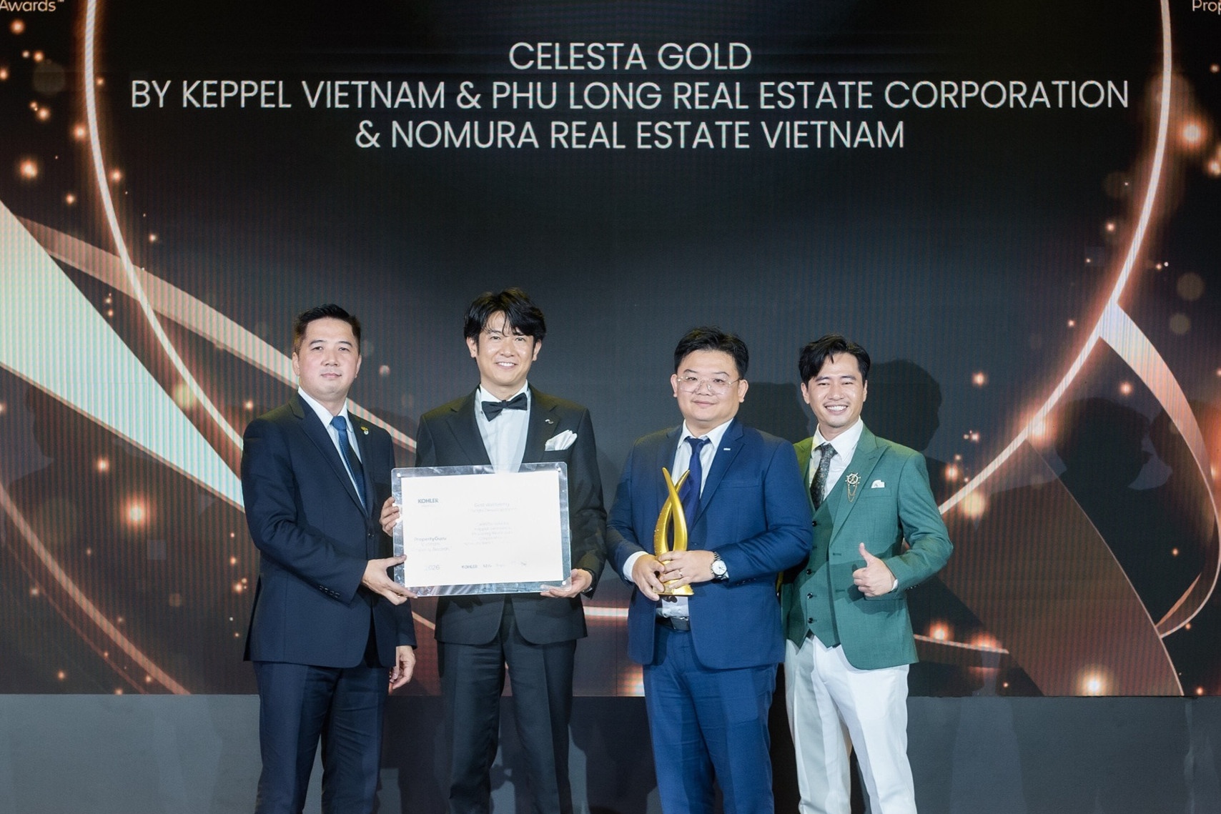 Celesta Gold nhận giải về chất lượng sống tại Vietnam Property Awards