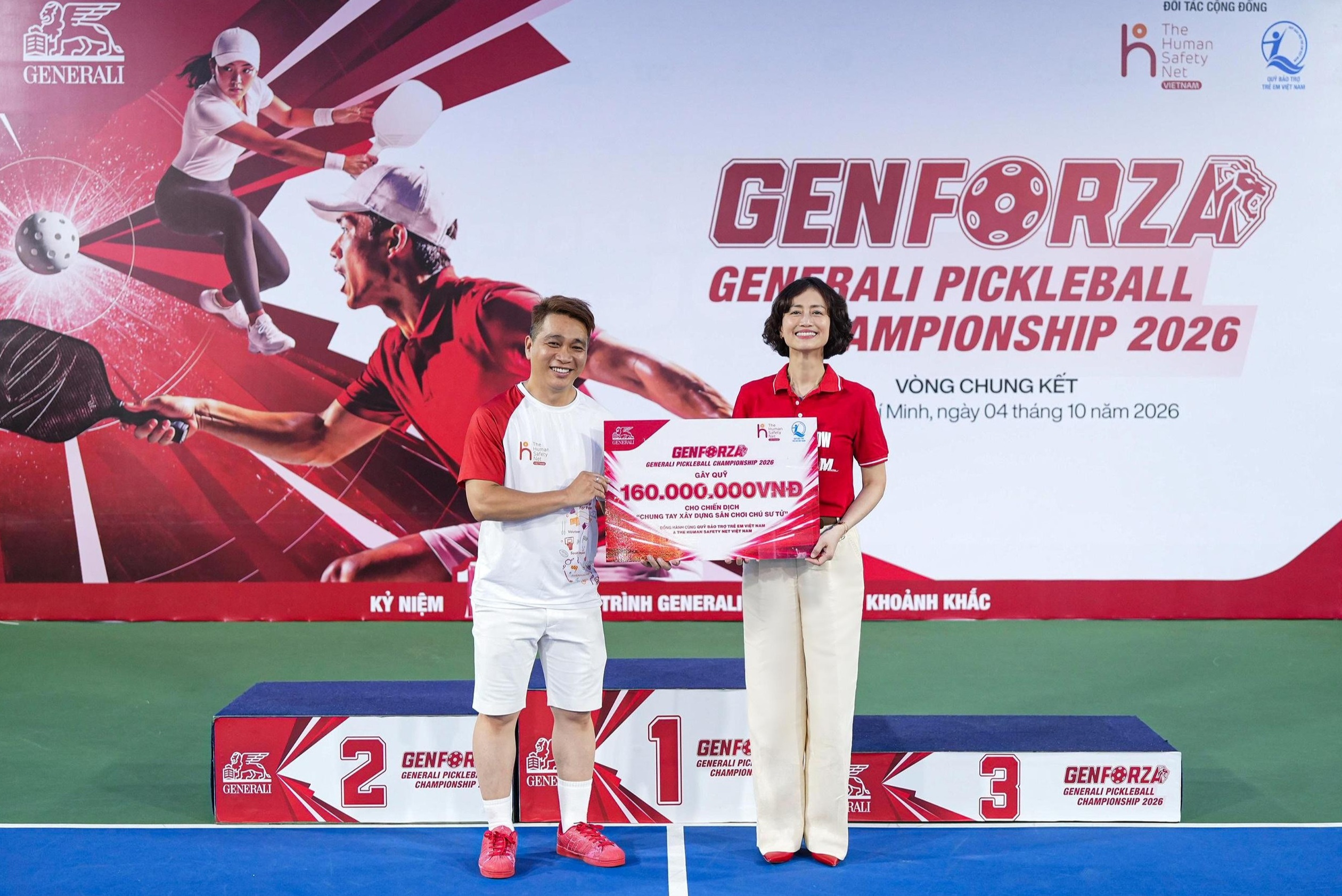 Generali lan tỏa giá trị cộng đồng qua giải Pickleball Genforza