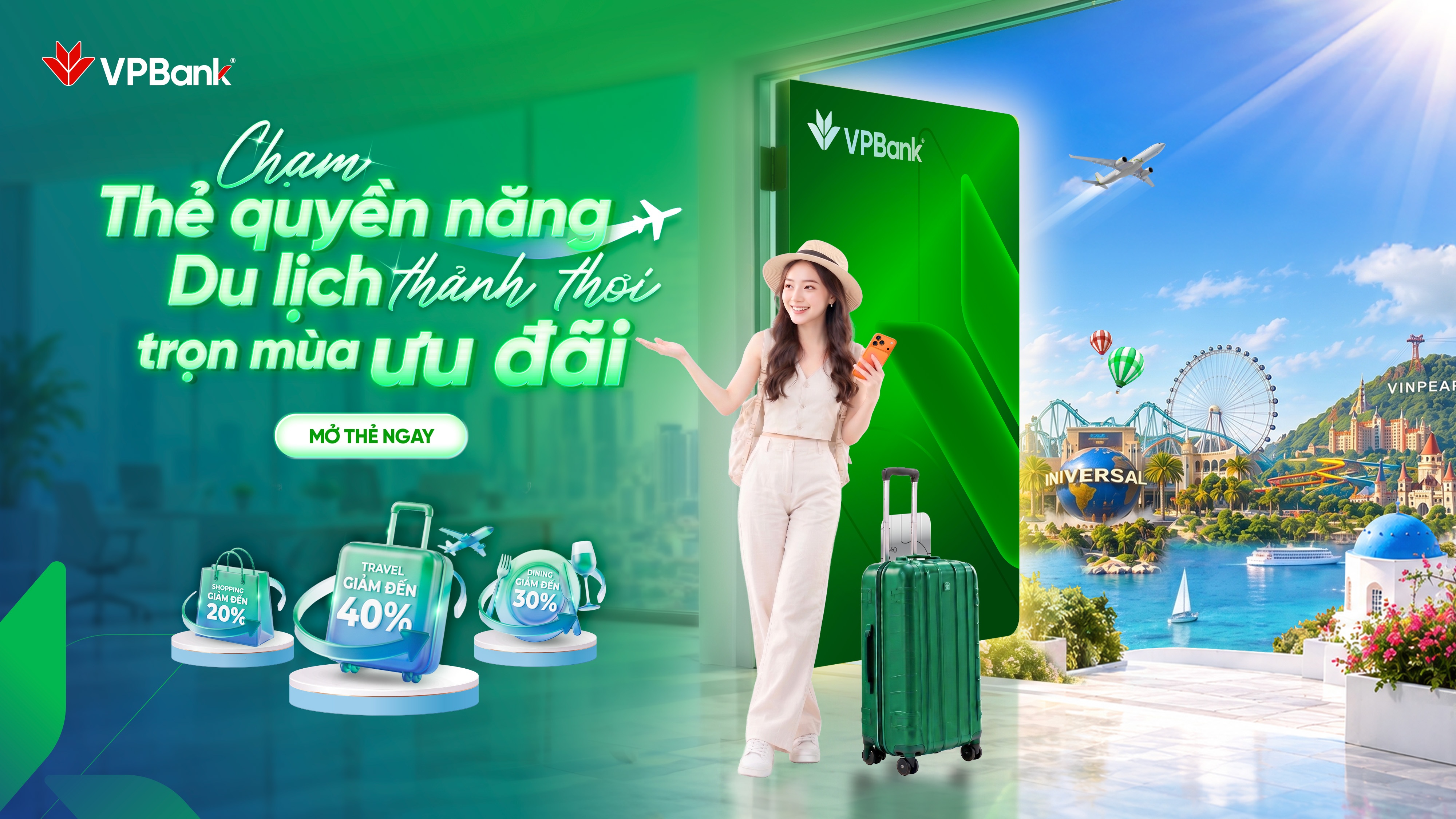 Thẻ tín dụng VPBank - giải pháp tối ưu cho những chuyến du lịch