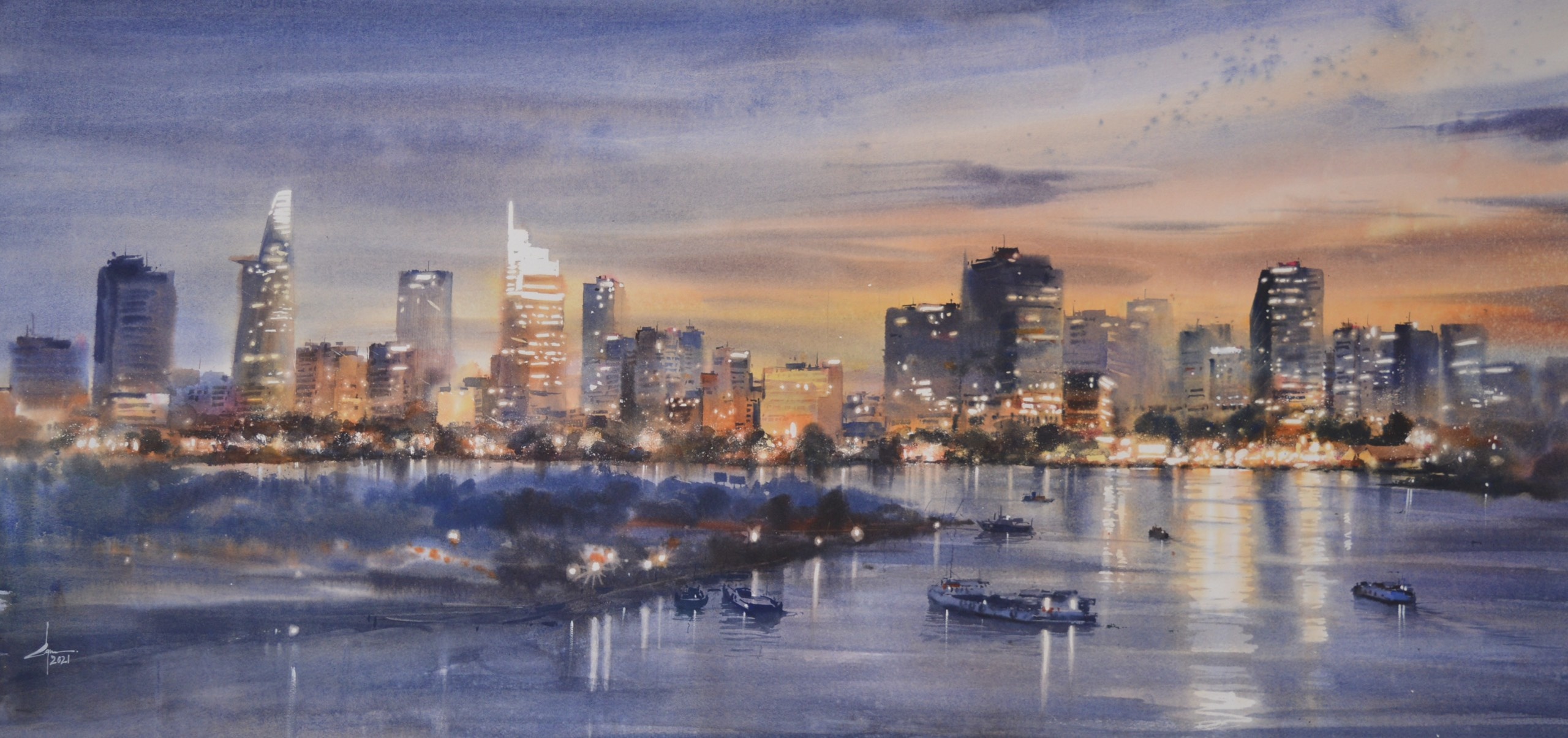 Hoa si Doan Quoc ve ve Sai Gon anh 3