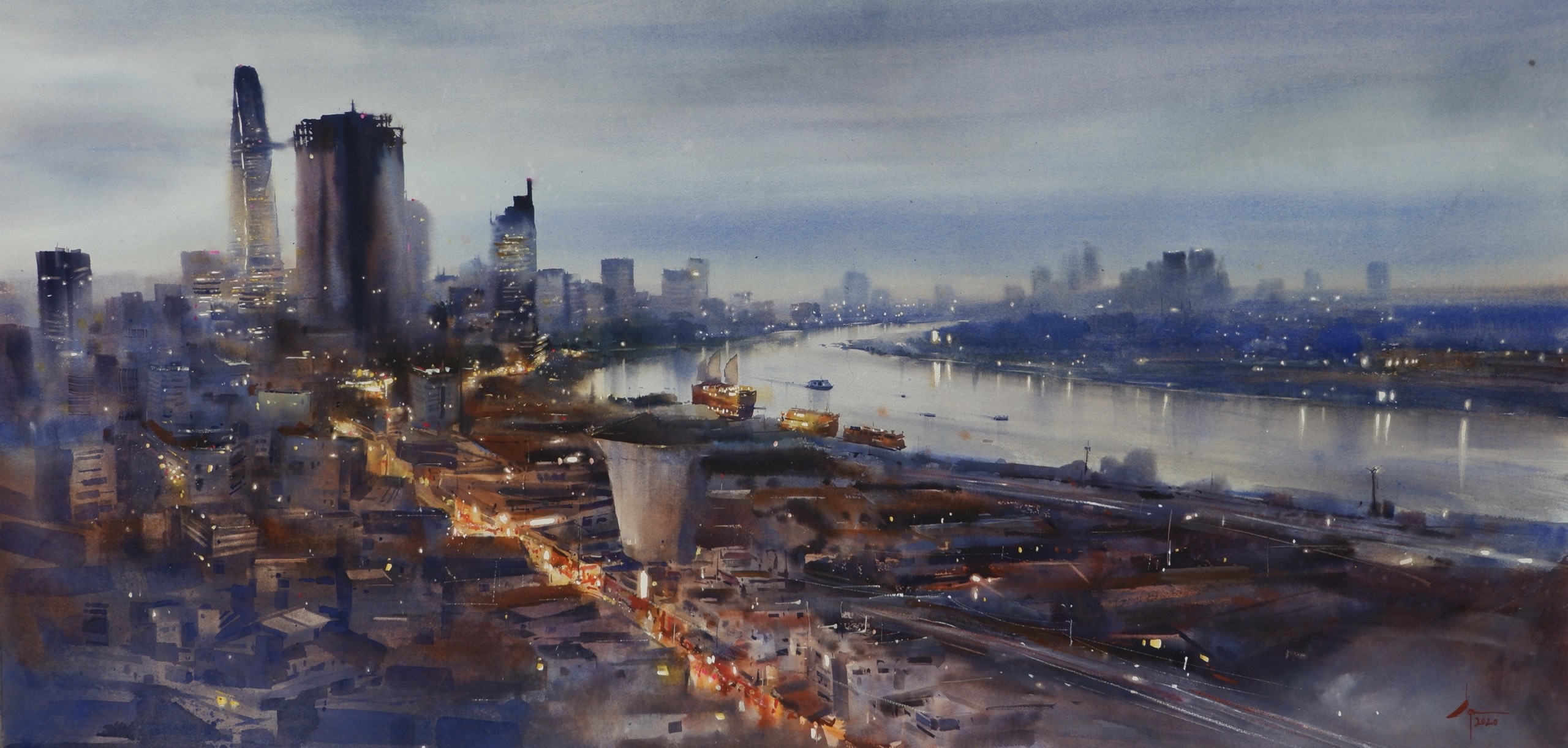 Hoa si Doan Quoc ve ve Sai Gon anh 5