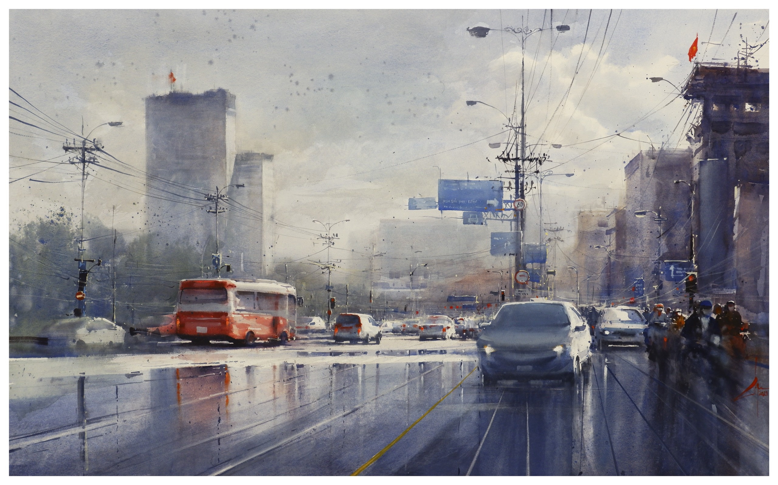 Hoa si Doan Quoc ve ve Sai Gon anh 15