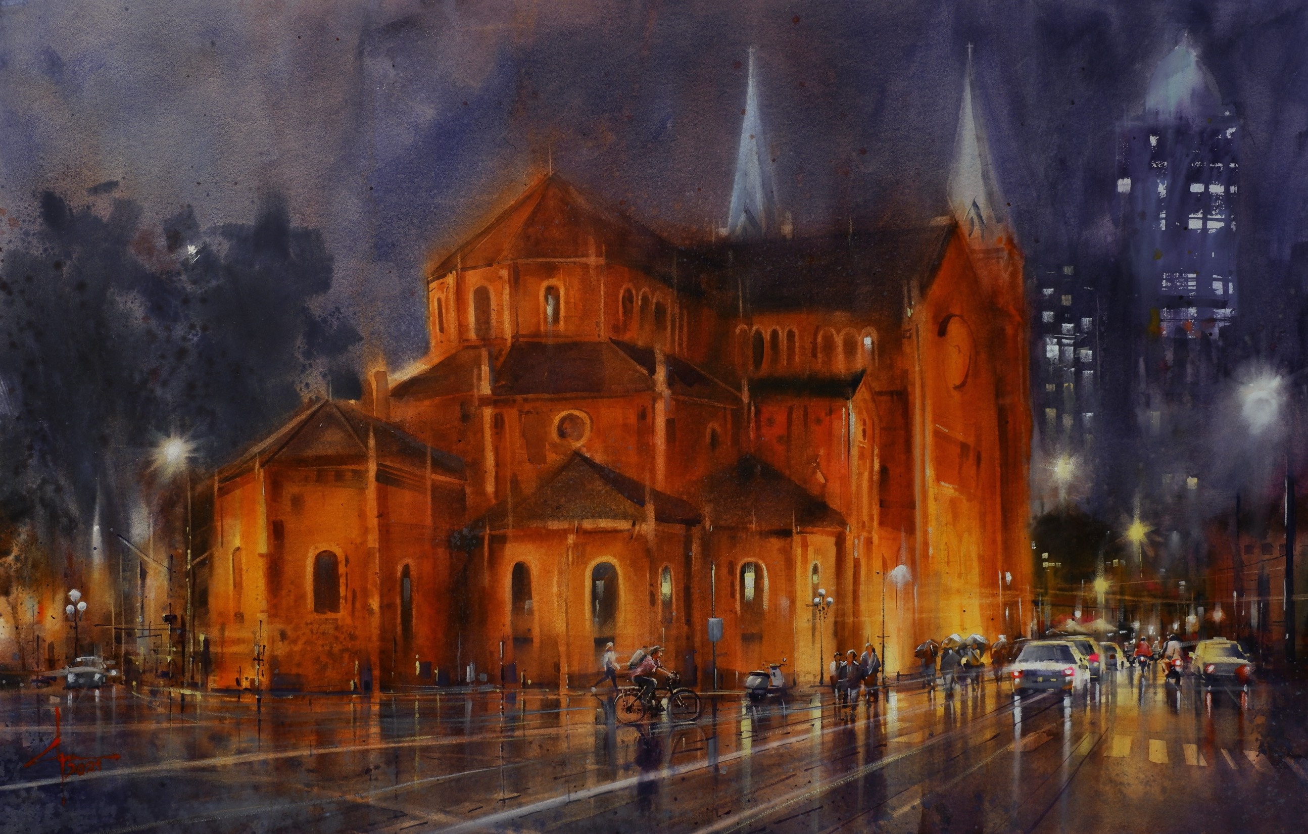 Hoa si Doan Quoc ve ve Sai Gon anh 13