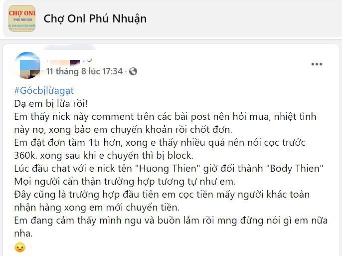 mất tiền khi mua hàng online ảnh 3 mat tien khi mua hang online anh 3