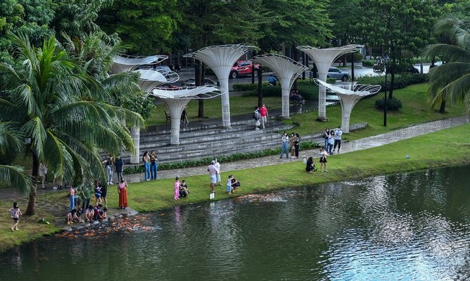 'Toi di gan 20 km vao trung tam thanh pho tim cho choi' hinh anh