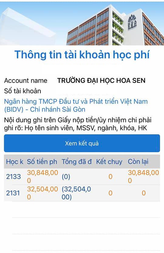 Dai hoc Hoa Sen phan hoi tin tang hoc phi anh 1