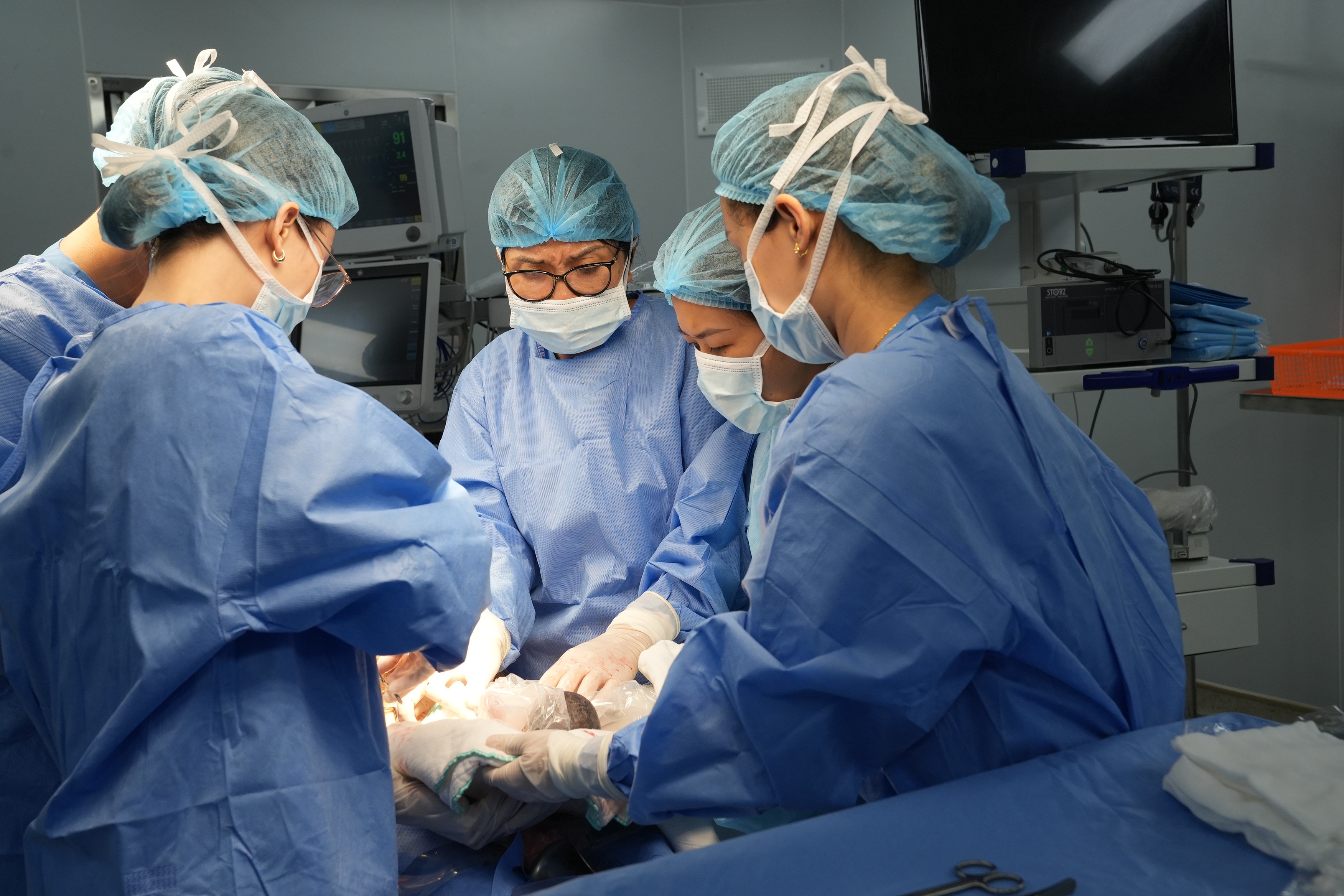 Hoi suc tich cuc thanh cong ba thai nhi chung banh rau, khac tui oi hinh anh