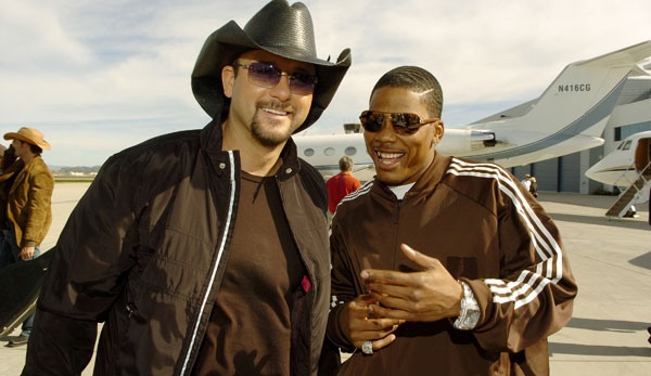 Nam ca sĩ Nelly cùng nghệ sĩ nhạc đồng quê Tim McGraw phát hành bản song ca Over And Over vào năm 2004. Video clip của ca khúc bao gồm những phân cảnh quay lại hai chàng trai cùng trải qua nỗi đau tương tự và nhìn lại tình yêu đã qua cho dù họ không theo đuổi cùng một dòng nhạc.