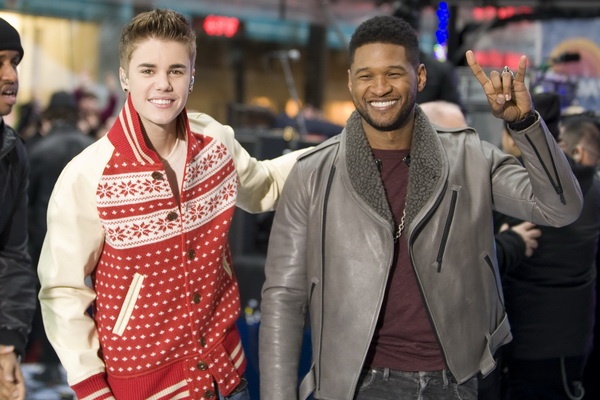 Usher khong phien muon vi Justin Bieber hinh anh