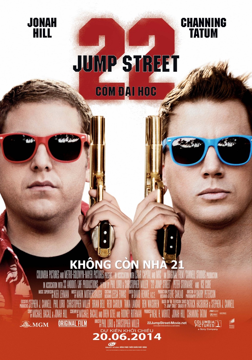 22 Jump Street (tựa Việt: Cớm đại học) được khởi chiếu tại Việt nam từ ngày 20/6.