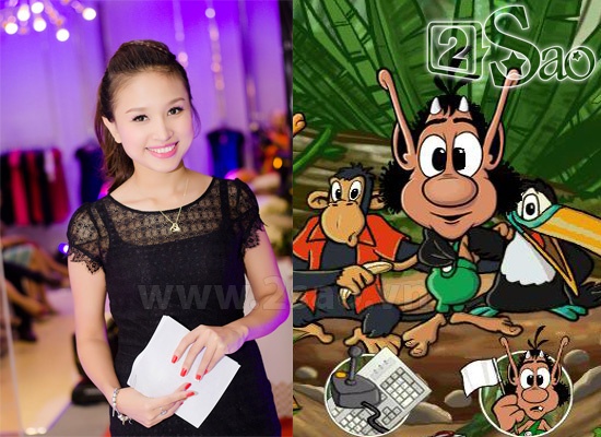 MC Thanh Vân có nickname Vân Hugo đơn giản vì cô từng là người dẫn game Hugo trên một kênh truyền hình.  