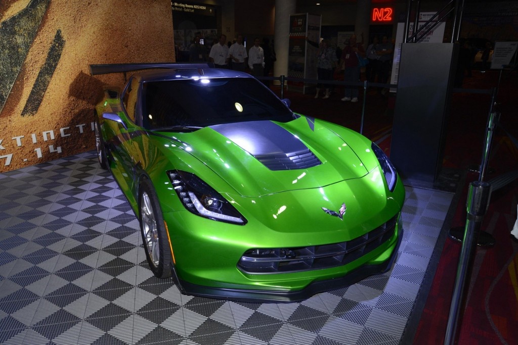 Siêu xe Stingray tại lễ ra mắt tại Hong Kong.