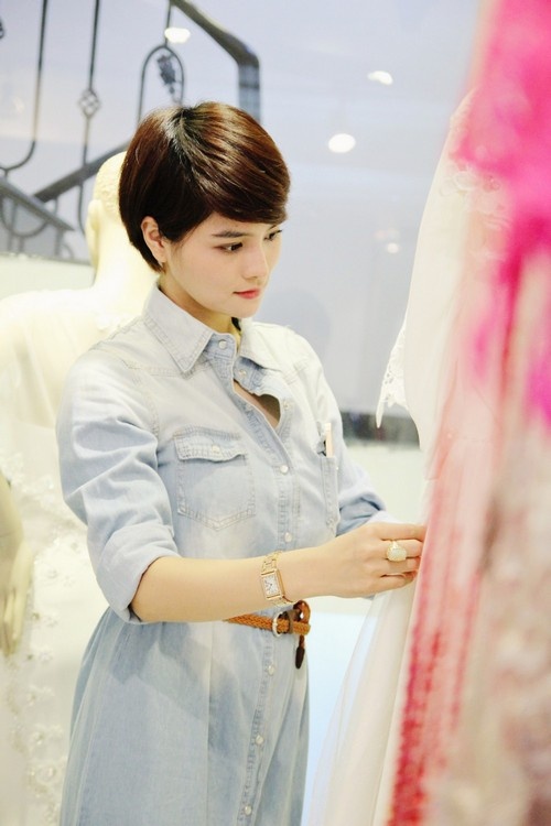 Sau khi từ giã sân khấu, Vũ Thu Phương tập trung vào công việc thiết kế.