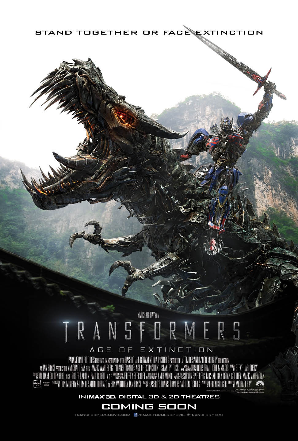 Transformers: Age of Extinction hoàn toàn không có đối thủ tại các phòng vé khi ra mắt.