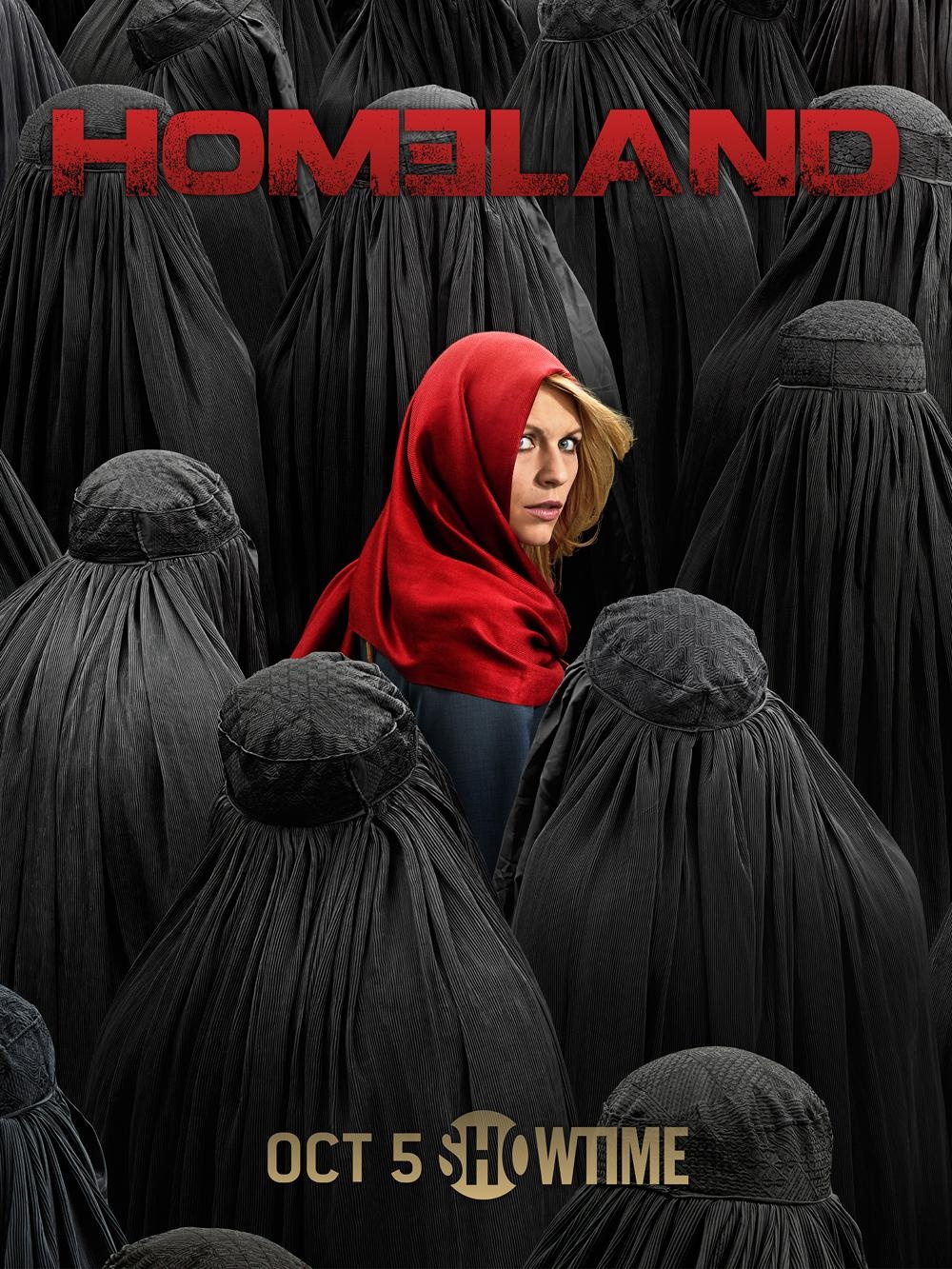 Poster quảng bá cho mùa phim thứ tư của Homeland.
