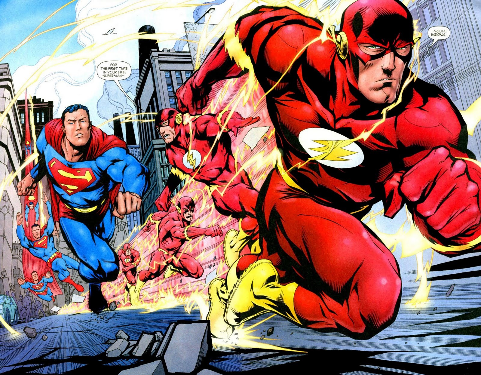 Tốc độ của Superman thua xa The Flash