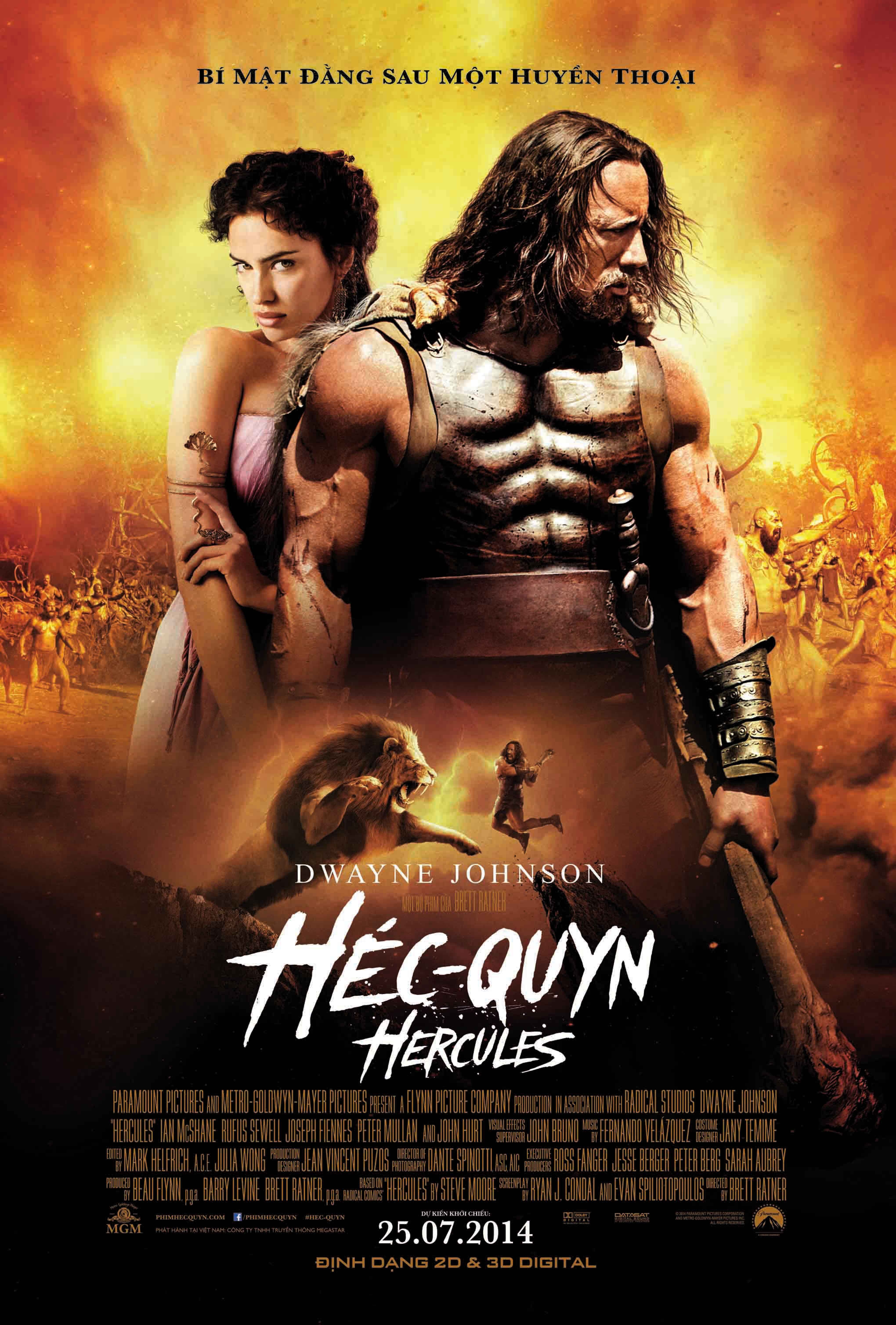 Hercules (tựa Việt: Héc-Quyn) được khởi chiếu tại Việt Nam từ ngày 25/7.