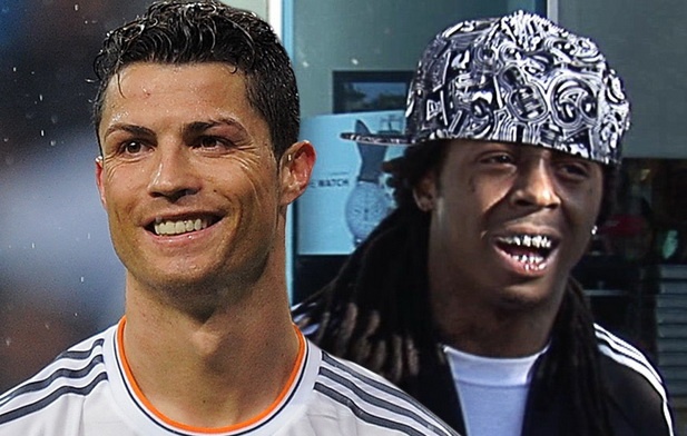Lil Wayne ky hop dong voi Cristiano Ronaldo hinh anh