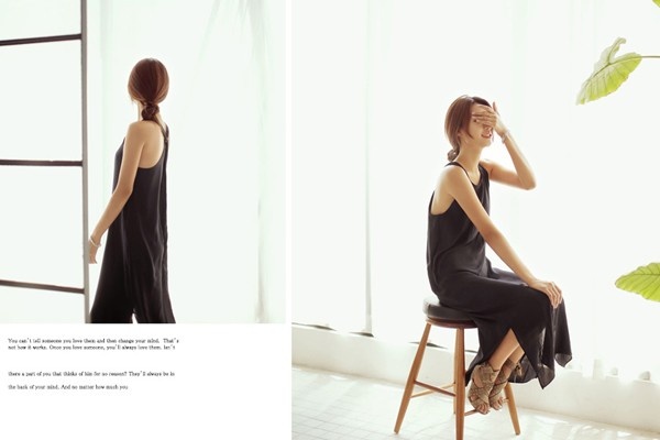 ...đây là một mẫu váy maxi khác, mẫu váy với phần xẻ gấu ngắn cùng với phần lưng váy được thiết kế giống kiểu áo ba lỗ khiến cho chiếc váy thoạt nhìn thoáng qua thì tưởng rất đơn giản nhưng lại mang một vẻ quyến rũ đến bất ngờ.