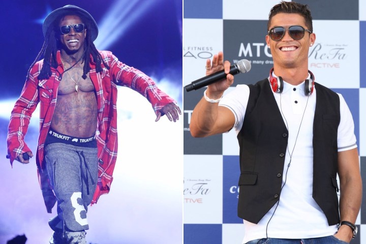 Ký kết hợp đồng với công ty của Lil Wayne đánh dấu một bước đi mới trong sự nghiệp của CR7.
