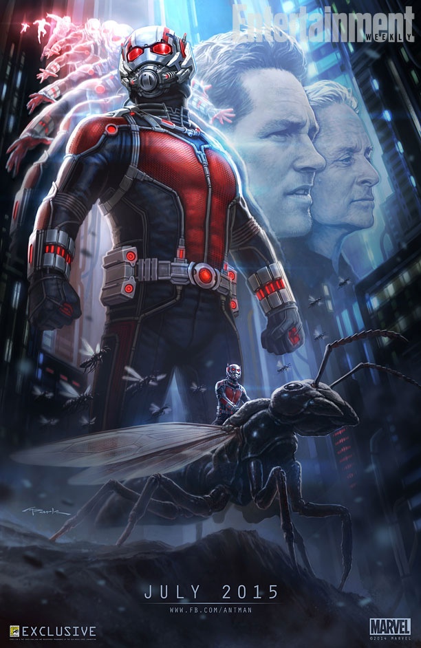 Poster Ant-Man được hé lộ tại Comic-Con 2014.