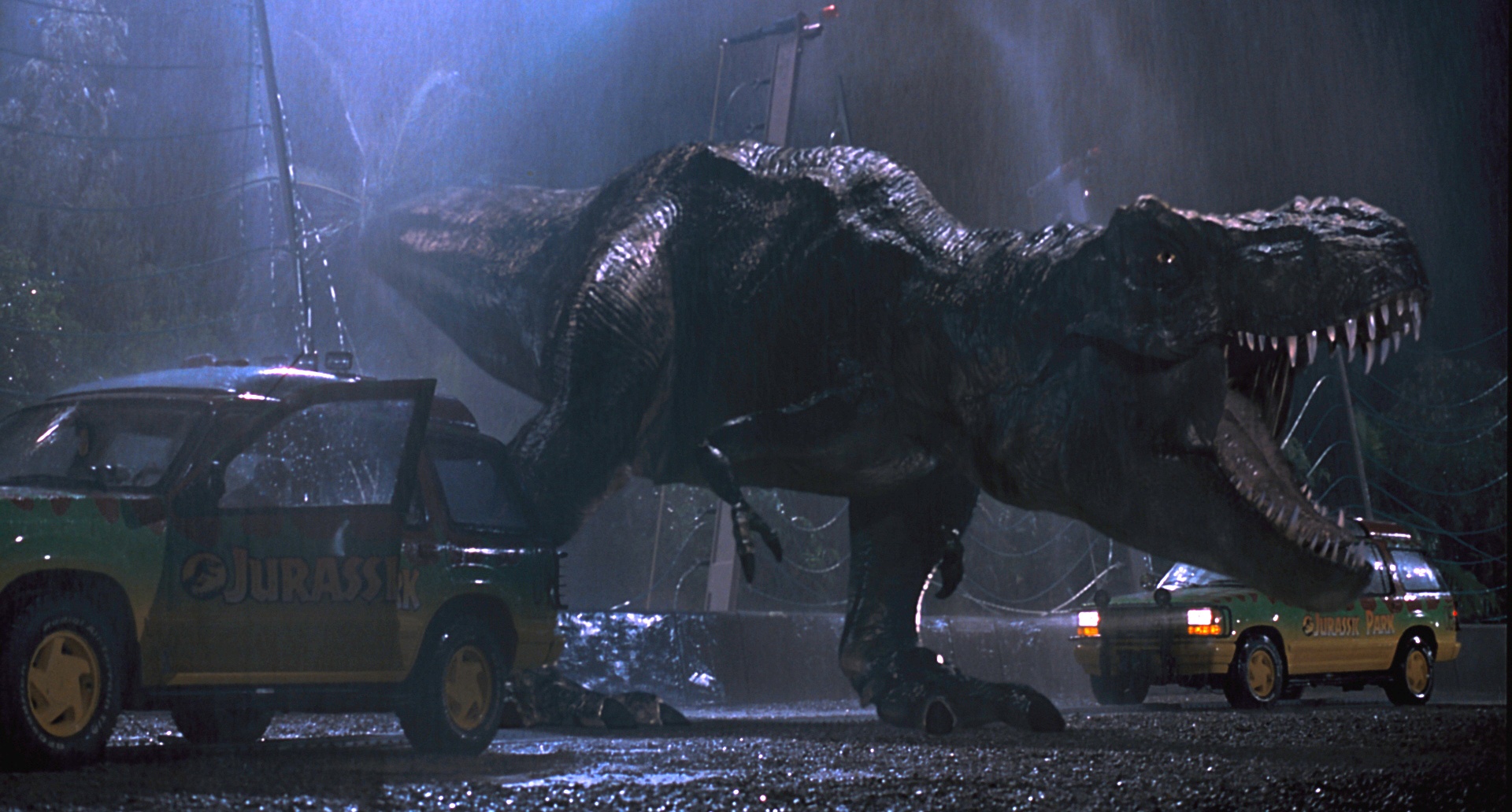 Jurassic Park (1993): Ở thời điểm Công viên kỷ Jura ra đời, kỹ thuật đồ họa máy tính có một bước tiến vượt bậc so với giai đoạn trước. Những tạo hình khủng long tuyệt đẹp, kỹ thuật chuyển động phức tạp, cộng thêm các pha hành động hấp dẫn đem đến cho khán giả một trong những chuyến phiêu lưu chưa từng có trên màn ảnh rộng. Hiện tập phim thứ năm về thế giới khủng long mang tên Jurassic World đang được thực hiện và dự kiến sẽ ra mắt khán giả trong năm 2015.