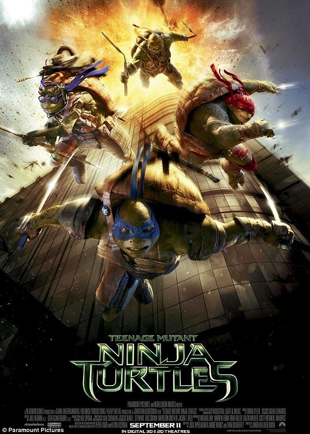 Tấm poster Ninja Rùa gây tranh cãi đến từ chi nhánh Paramount tại Úc.