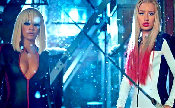 Iggy Azalea & Rita Ora trinh bay 'Black Widow' hinh anh