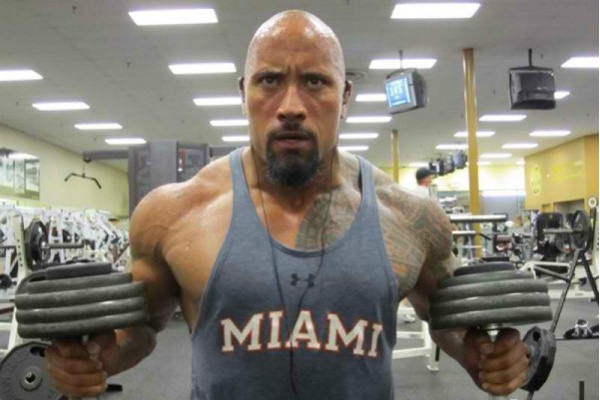 The Rock hoa than thanh sieu ac nhan trong phim moi hinh anh