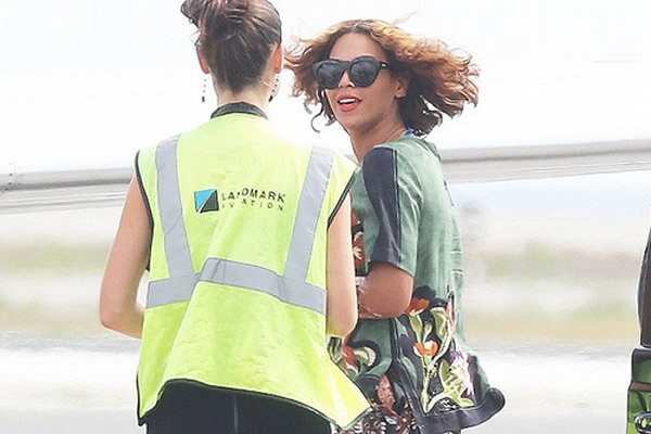 Beyonce dung chuyen co rieng de di mua sam hinh anh