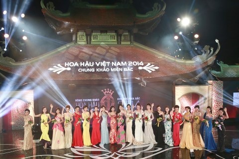 Chung khảo khu vực phía Bắc - Hoa hậu Việt Nam vừa diễn ra tại Hà Nội.