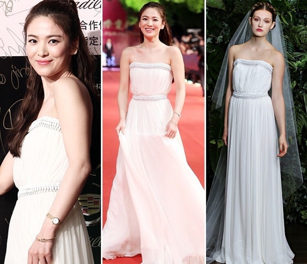 Dan vay ao hang hieu xa hoa cua my nhan hinh anh