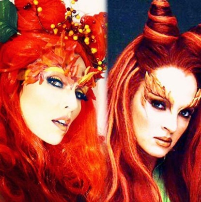 Hóa thân thành nhân vật trong phim Batman & Robin.