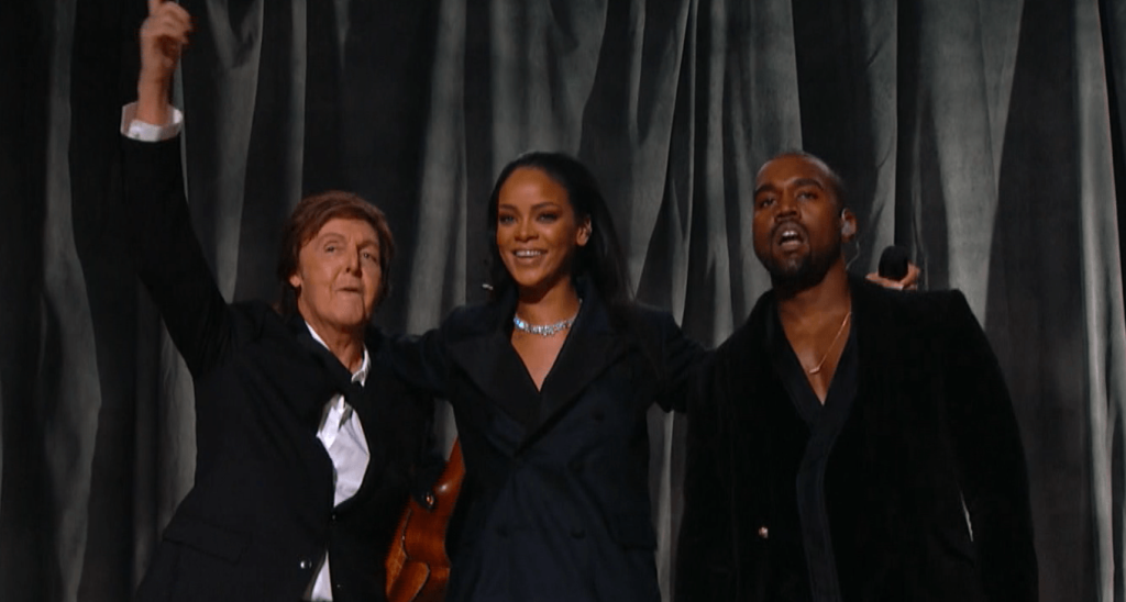 Rihanna - 'Fourfiveseconds' (feat. Kanye West & Paul McCartney) (Live at Grammy 2015) hinh anh