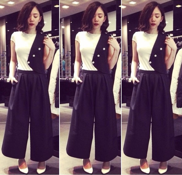 Set đồ của Tóc Tiên thể hiện sự độc đáo và hiện đại.